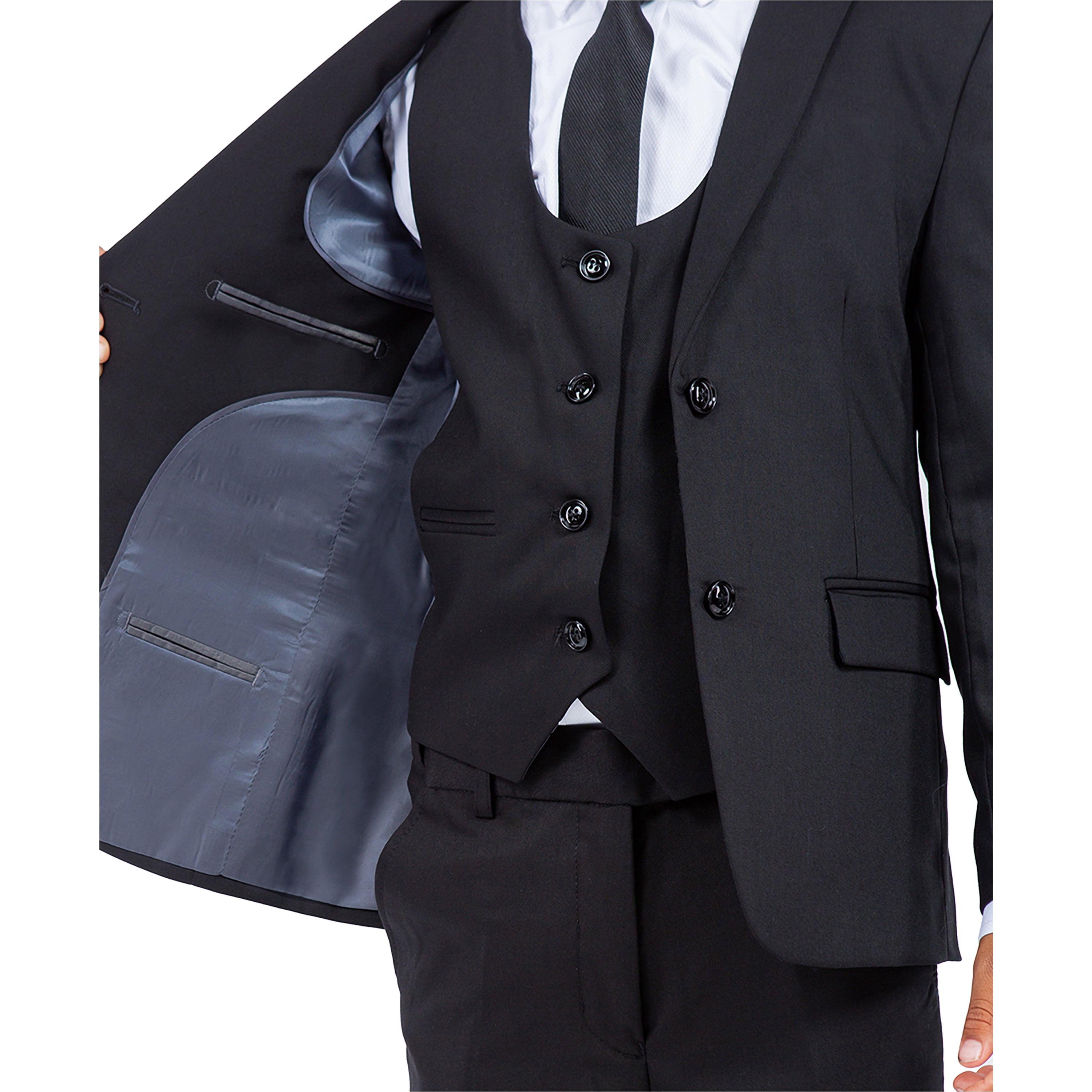 Tazzio Boys 5pc Solid Suit Set 5PCs