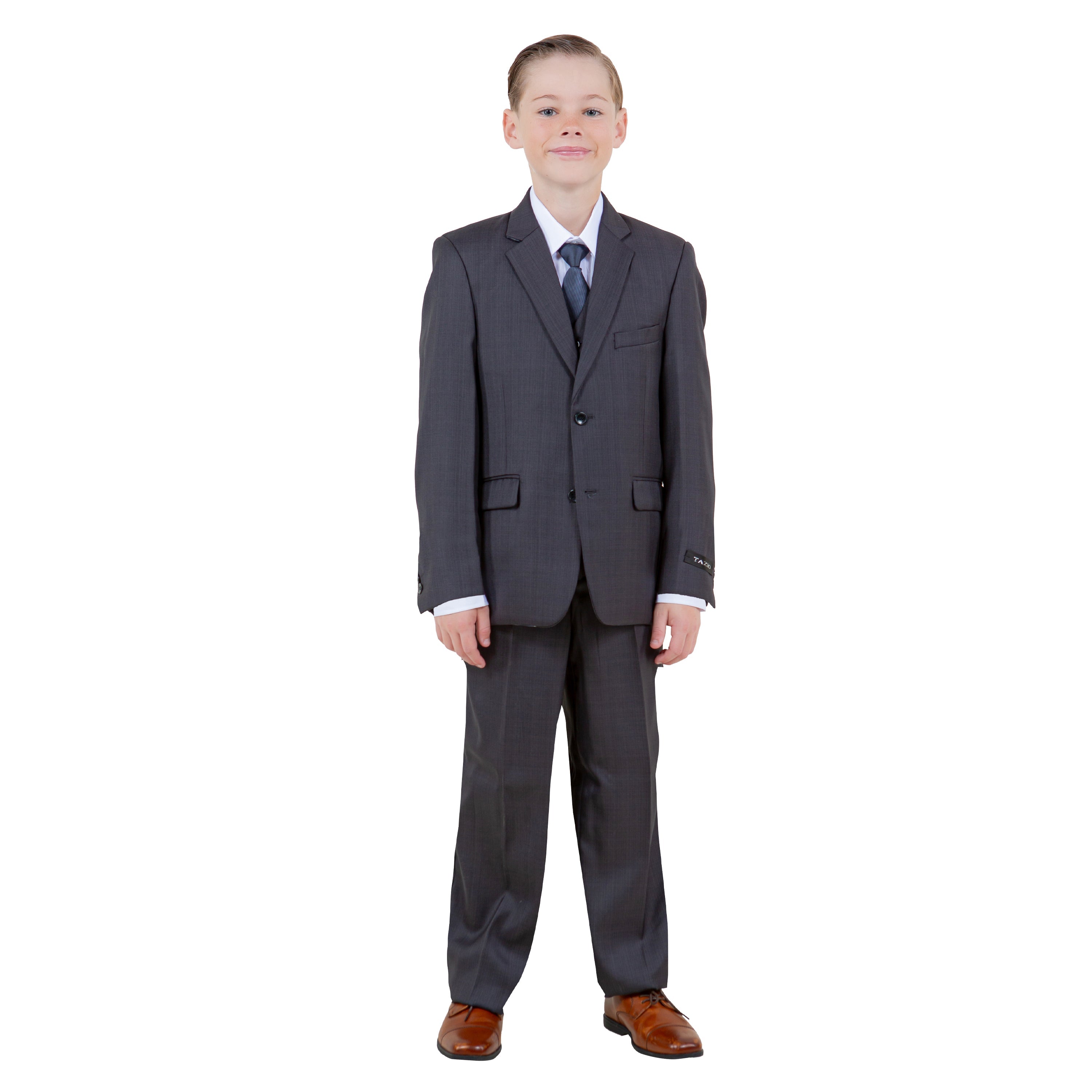 Tazzio Boys 5pc Solid Suit Set 5PCs