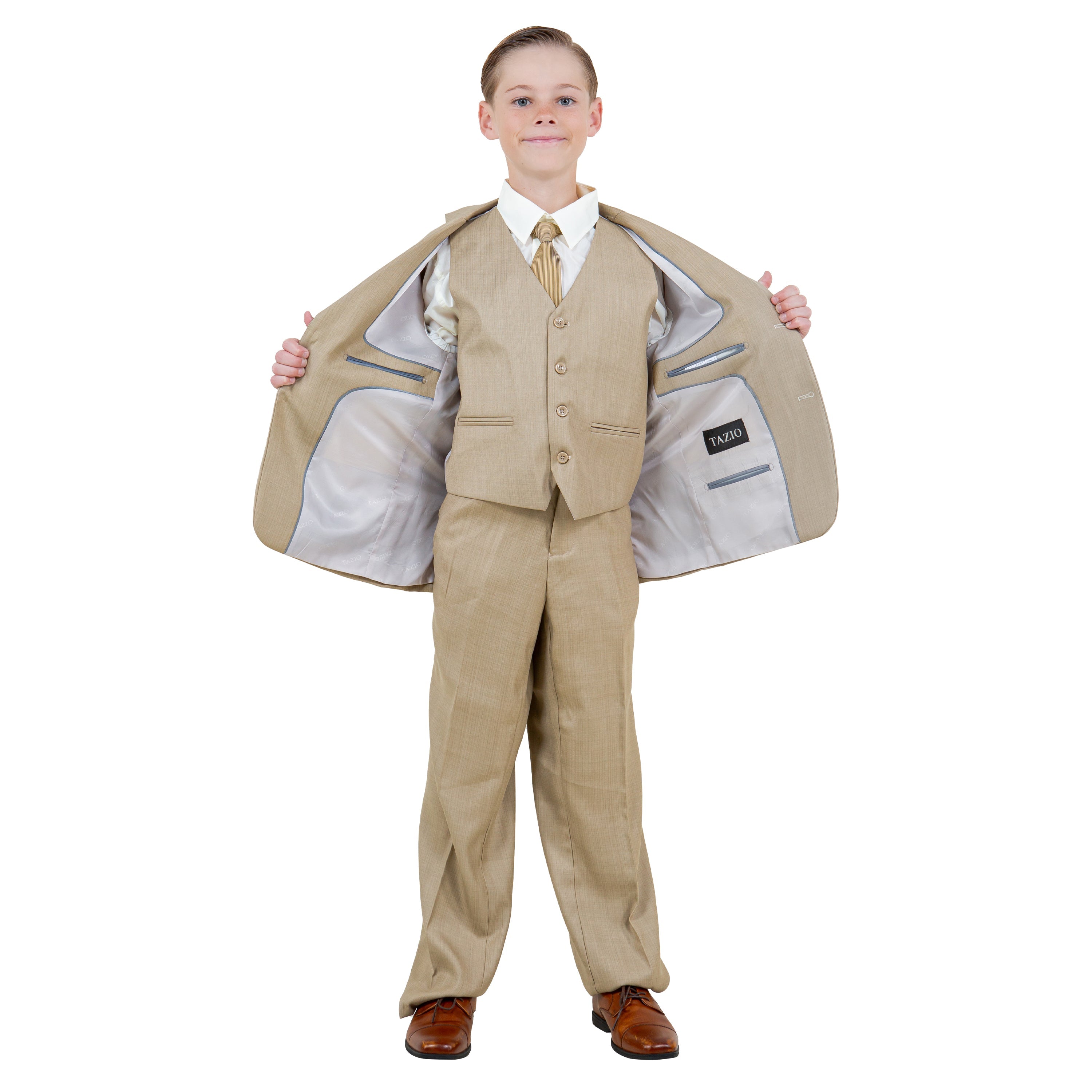 Tazzio Boys 5pc Solid Suit Set 5PCs