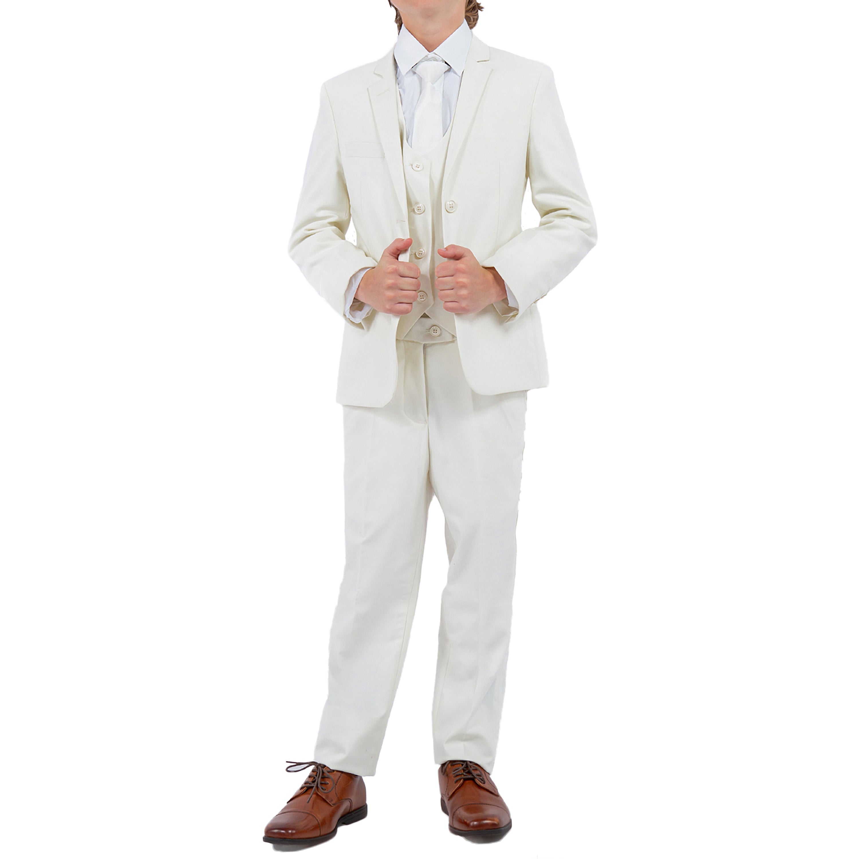 Tazzio Boys 5pc Solid Suit Set 5PCs