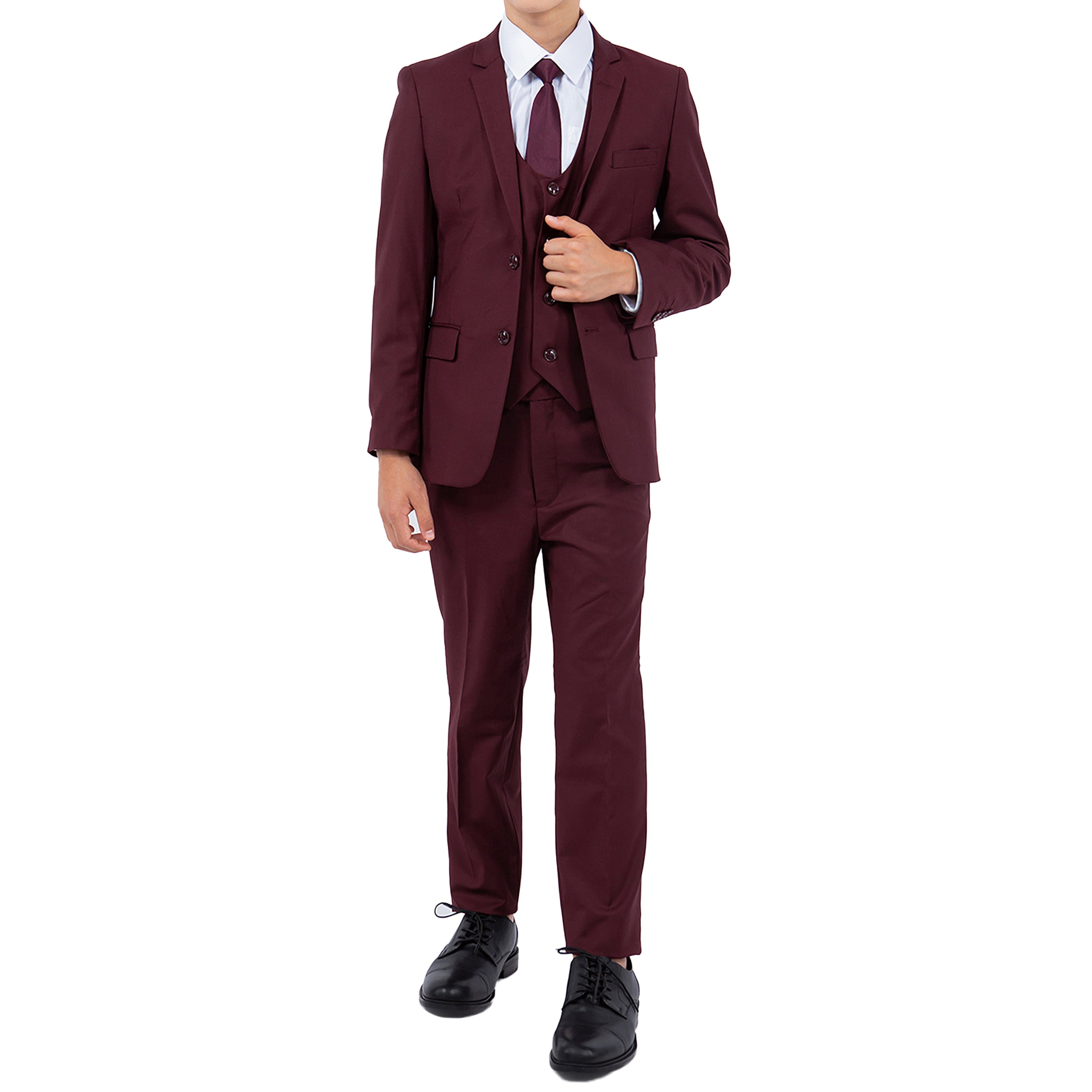 Tazzio Boys 5pc Solid Suit Set 5PCs