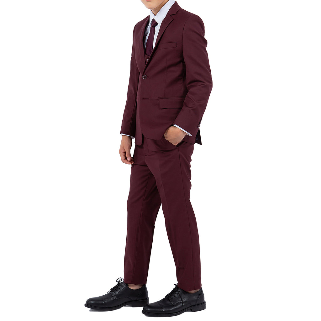Tazzio Boys 5pc Solid Suit Set 5PCs