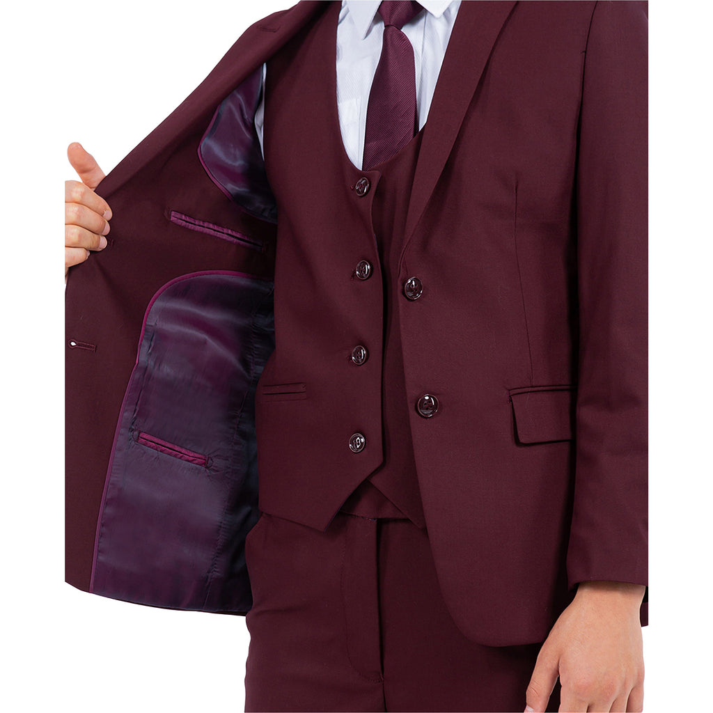 Tazzio Boys 5pc Solid Suit Set 5PCs