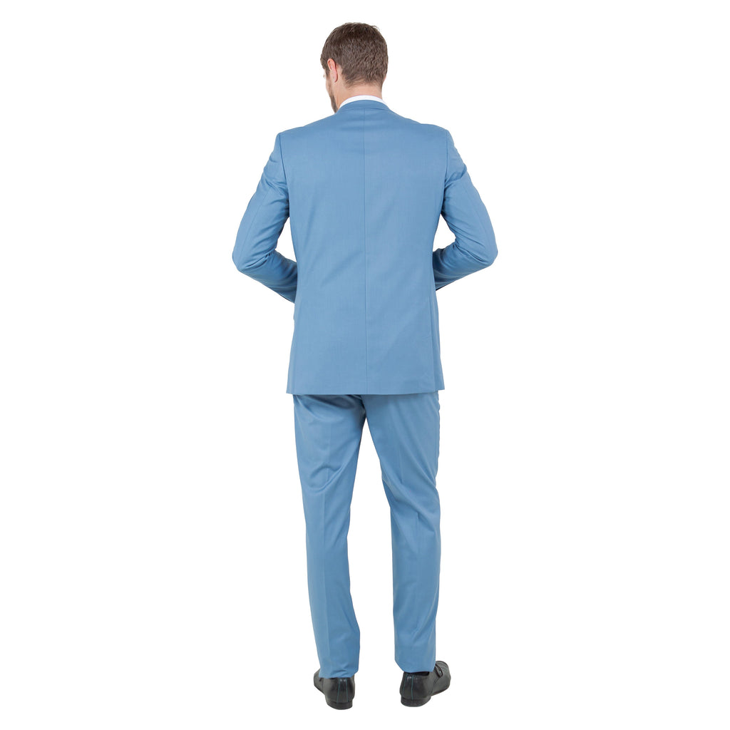 Men's Slim-Fit 3pc Suit, Notch Lapel
