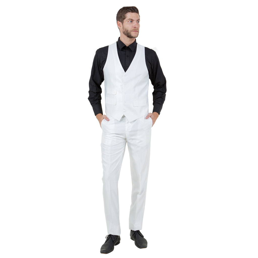 Men's Sharskin Slim-Fit 3-Piece Suit