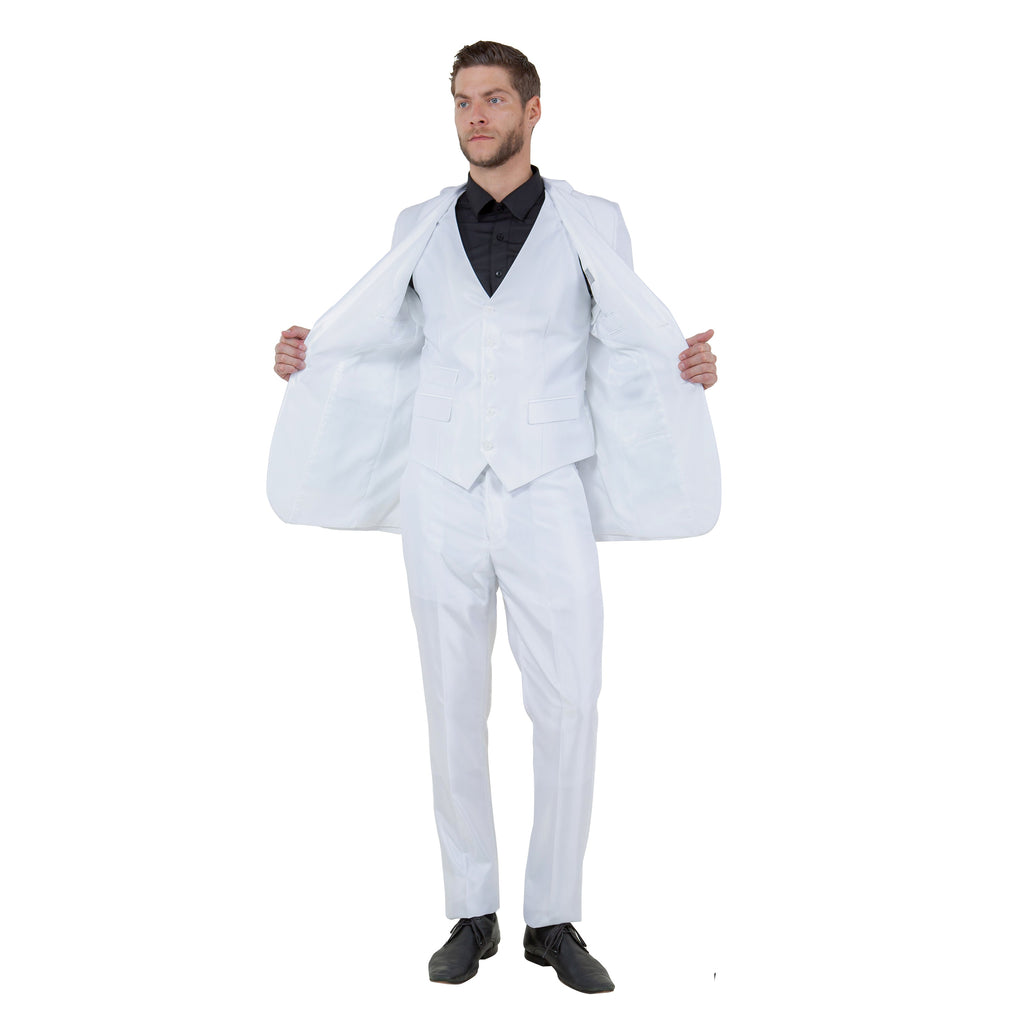 Men's Sharskin Slim-Fit 3-Piece Suit