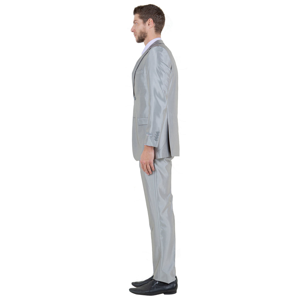 Men's Sharskin Slim-Fit 3-Piece Suit