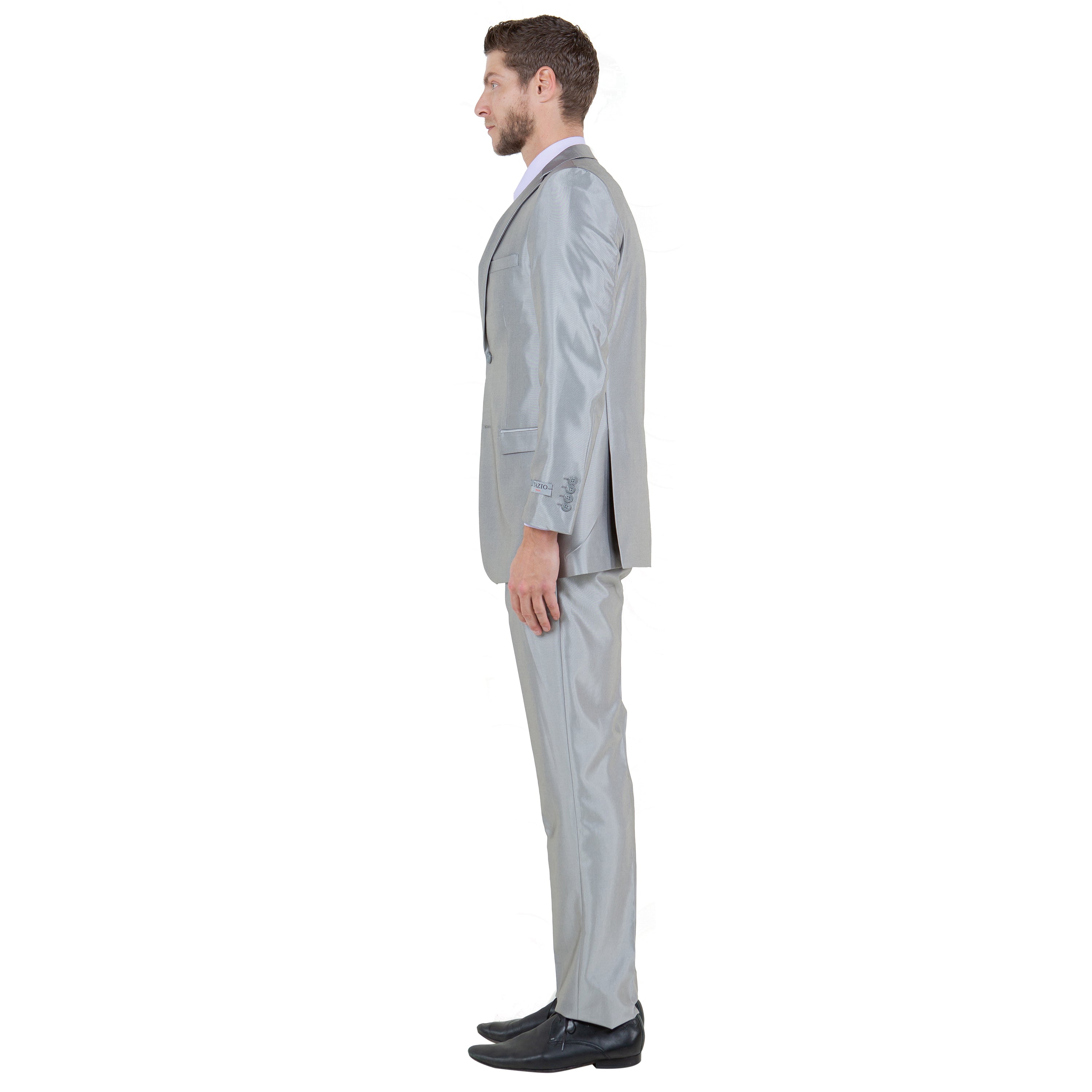 Men's Sharskin Slim-Fit 3-Piece Suit
