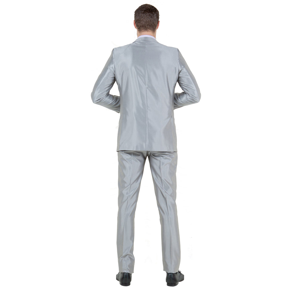 Men's Sharskin Slim-Fit 3-Piece Suit
