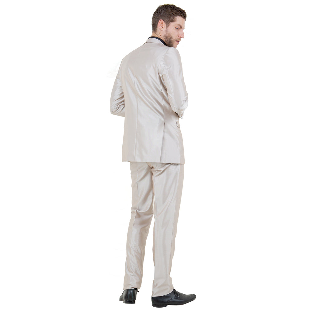 Men's Sharskin Slim-Fit 3-Piece Suit