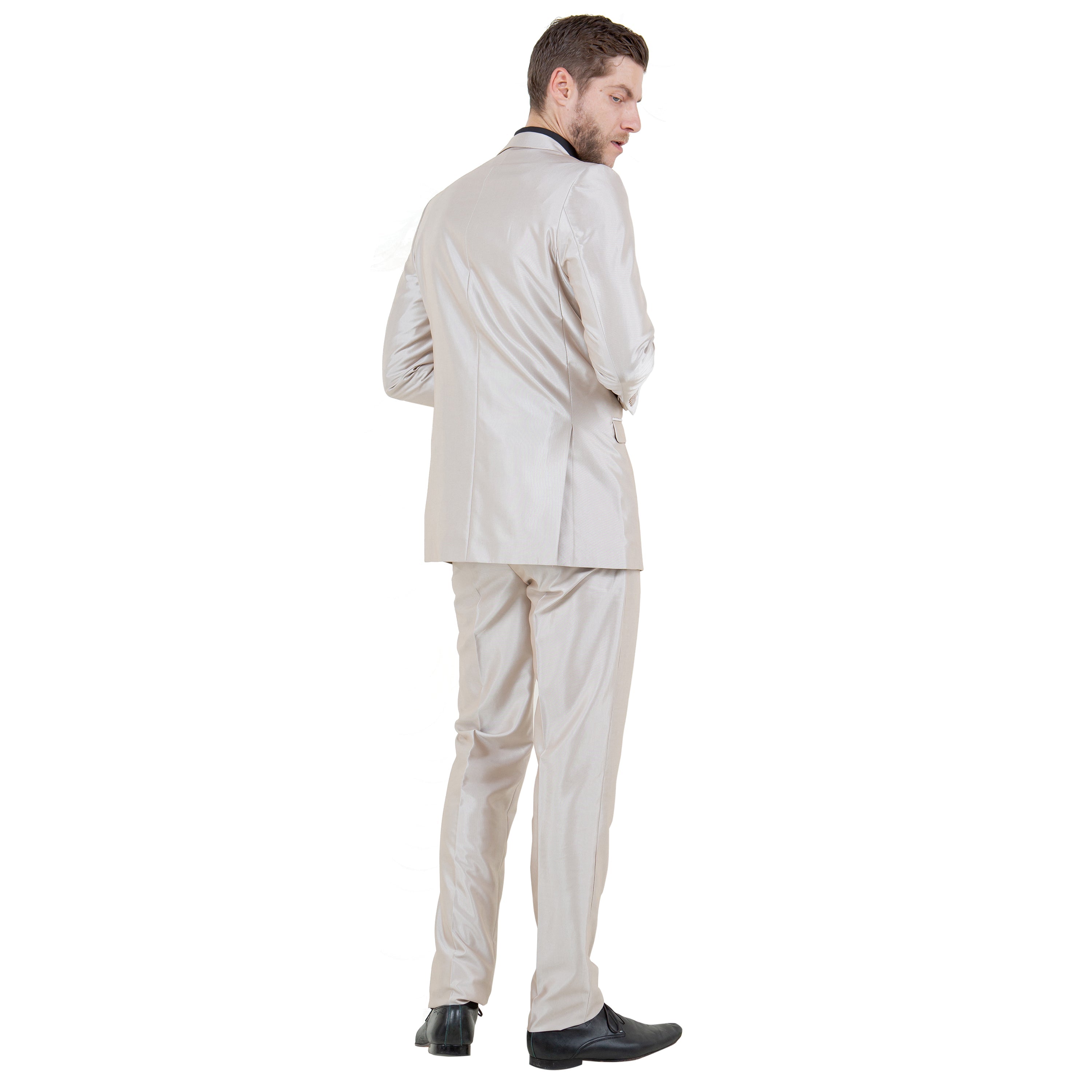 Men's Sharskin Slim-Fit 3-Piece Suit