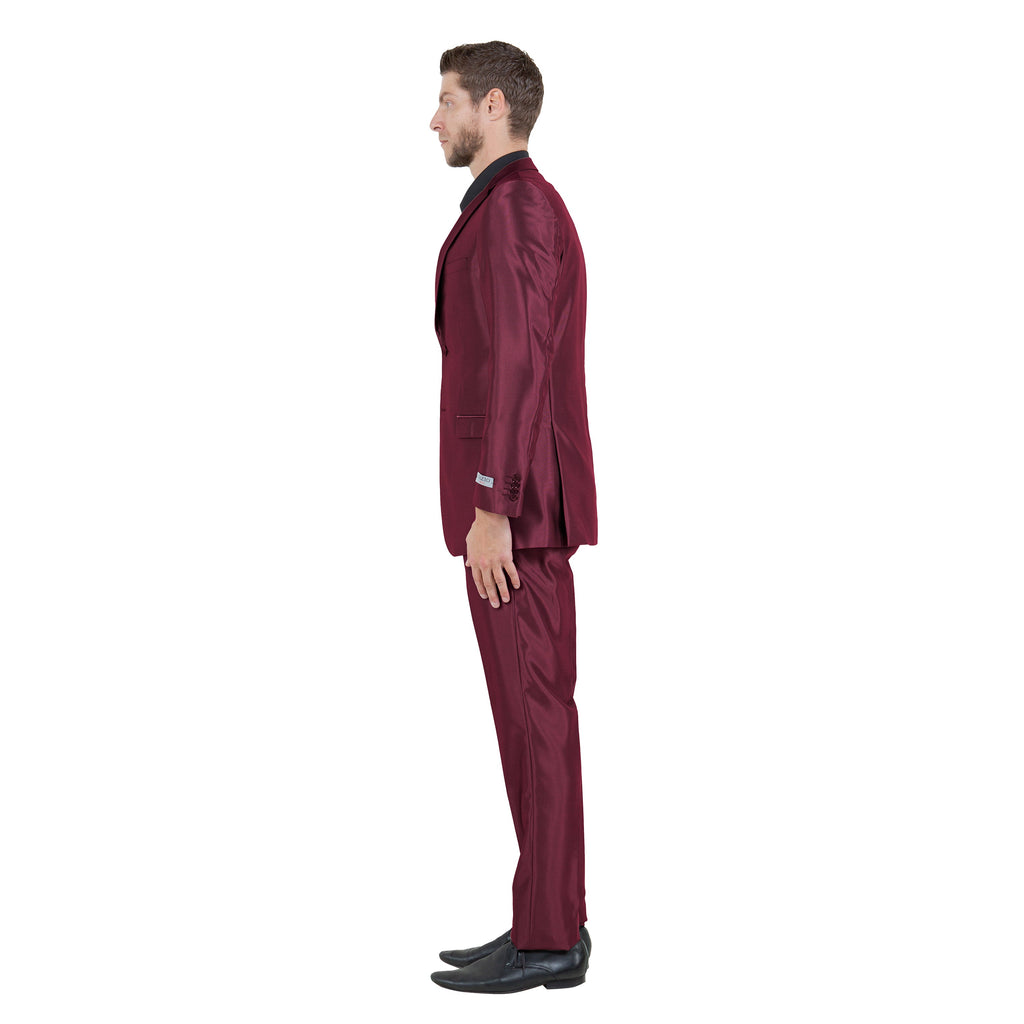 Men's Sharskin Slim-Fit 3-Piece Suit