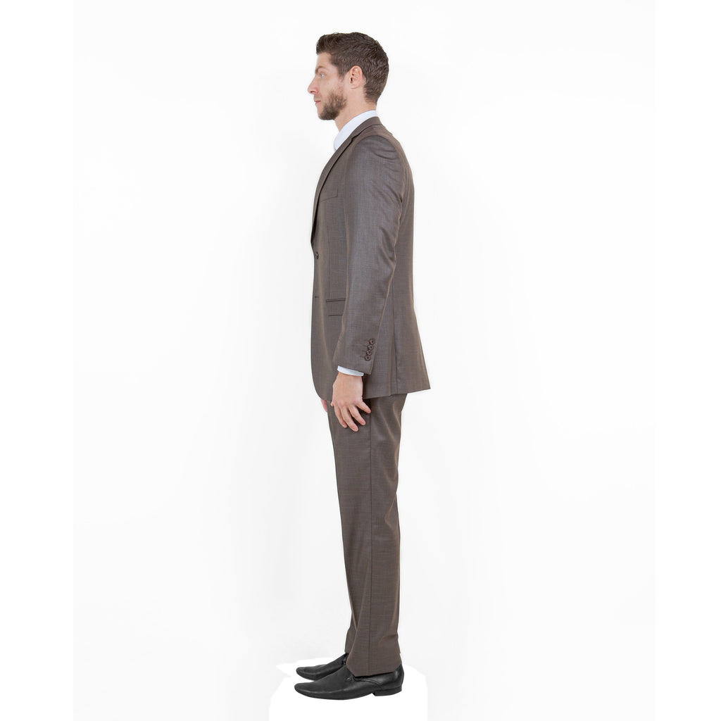 Mid. Navy Solid 2-PC Slim Fit Performance Stretch Suits