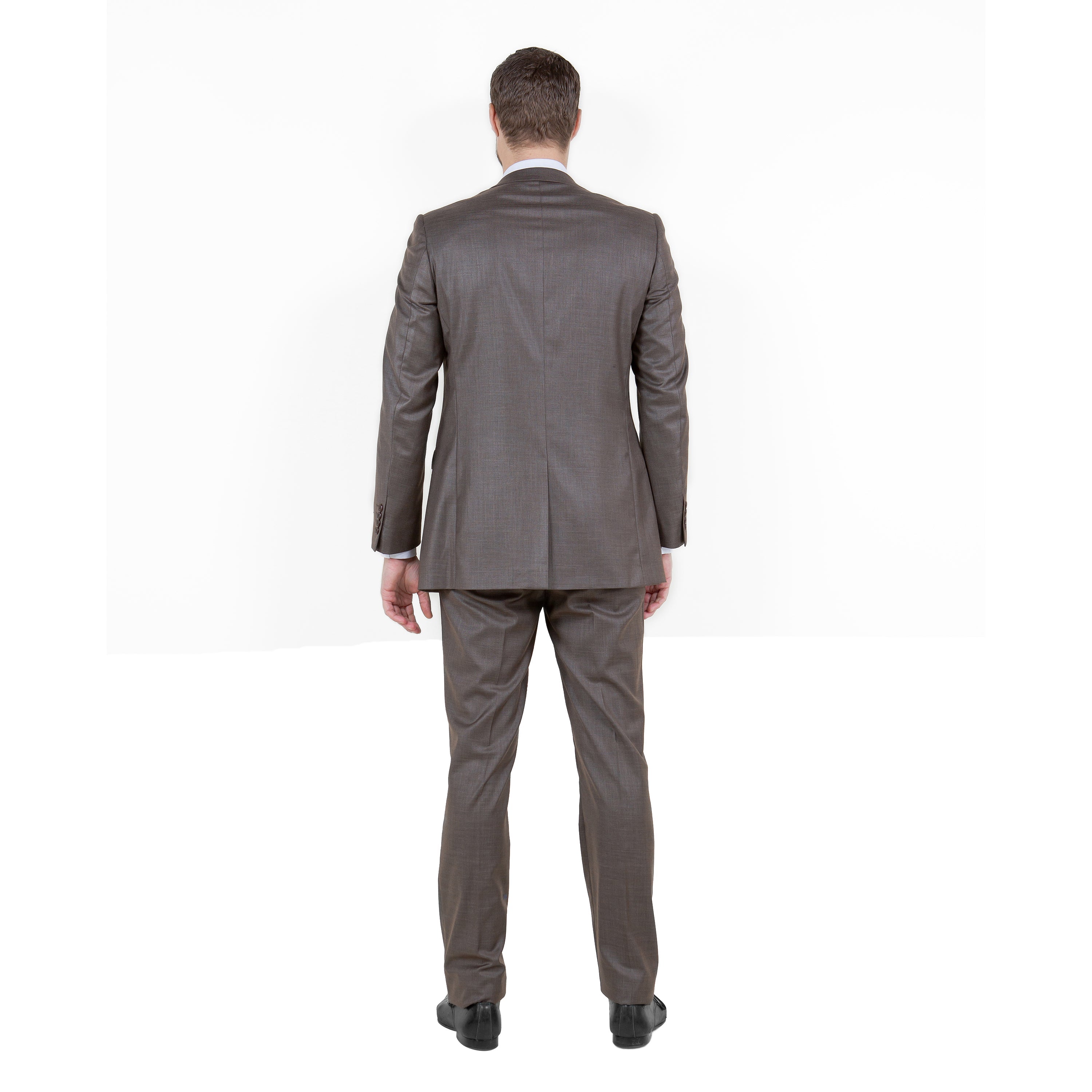 Mid. Navy Solid 2-PC Slim Fit Performance Stretch Suits