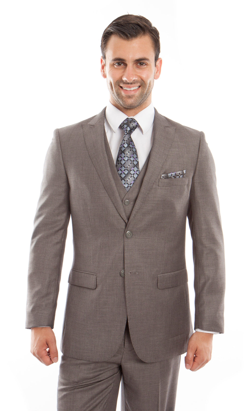 Navy 3-PC Slim Fit Stretch Suits