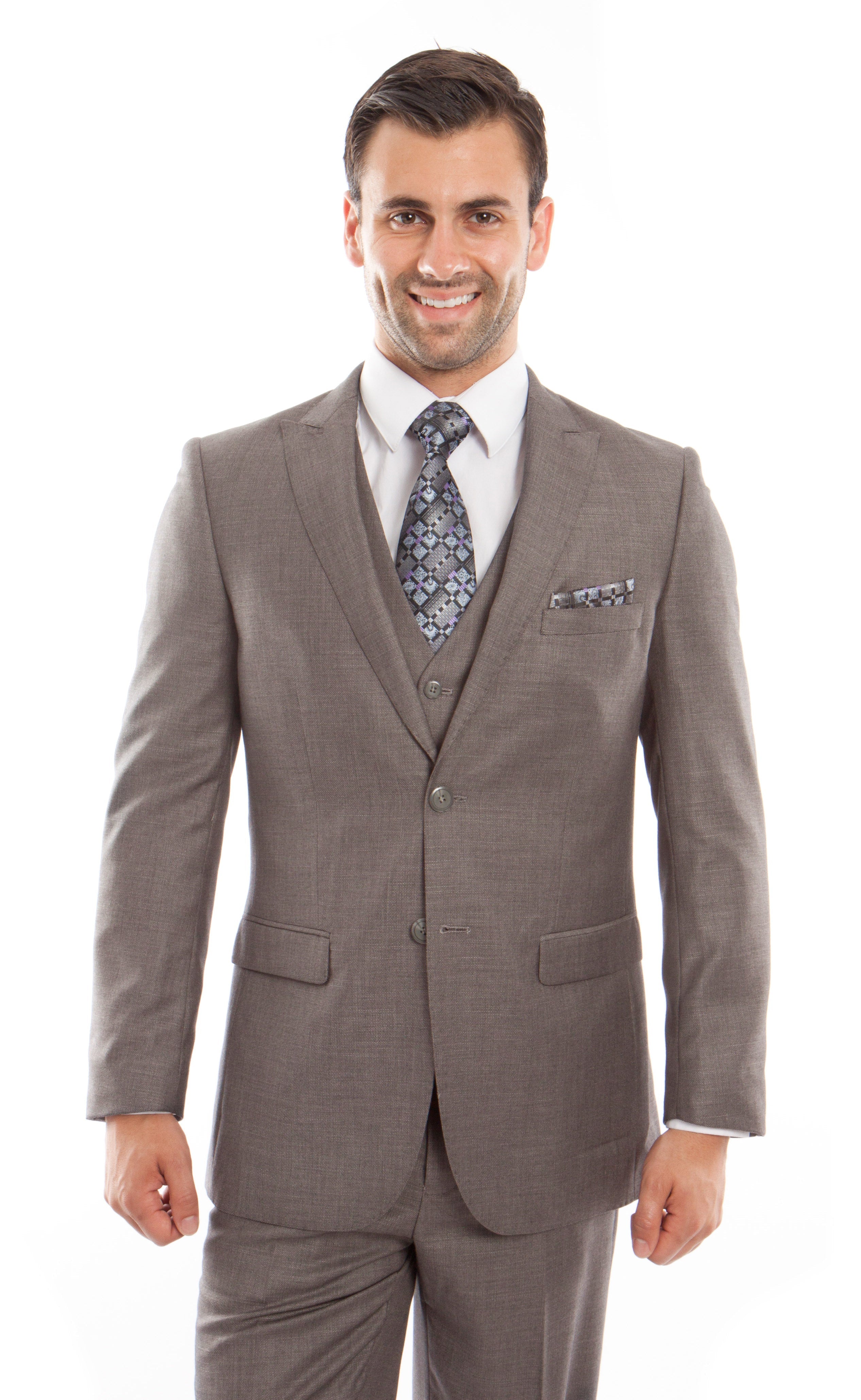 Navy 3-PC Slim Fit Stretch Suits