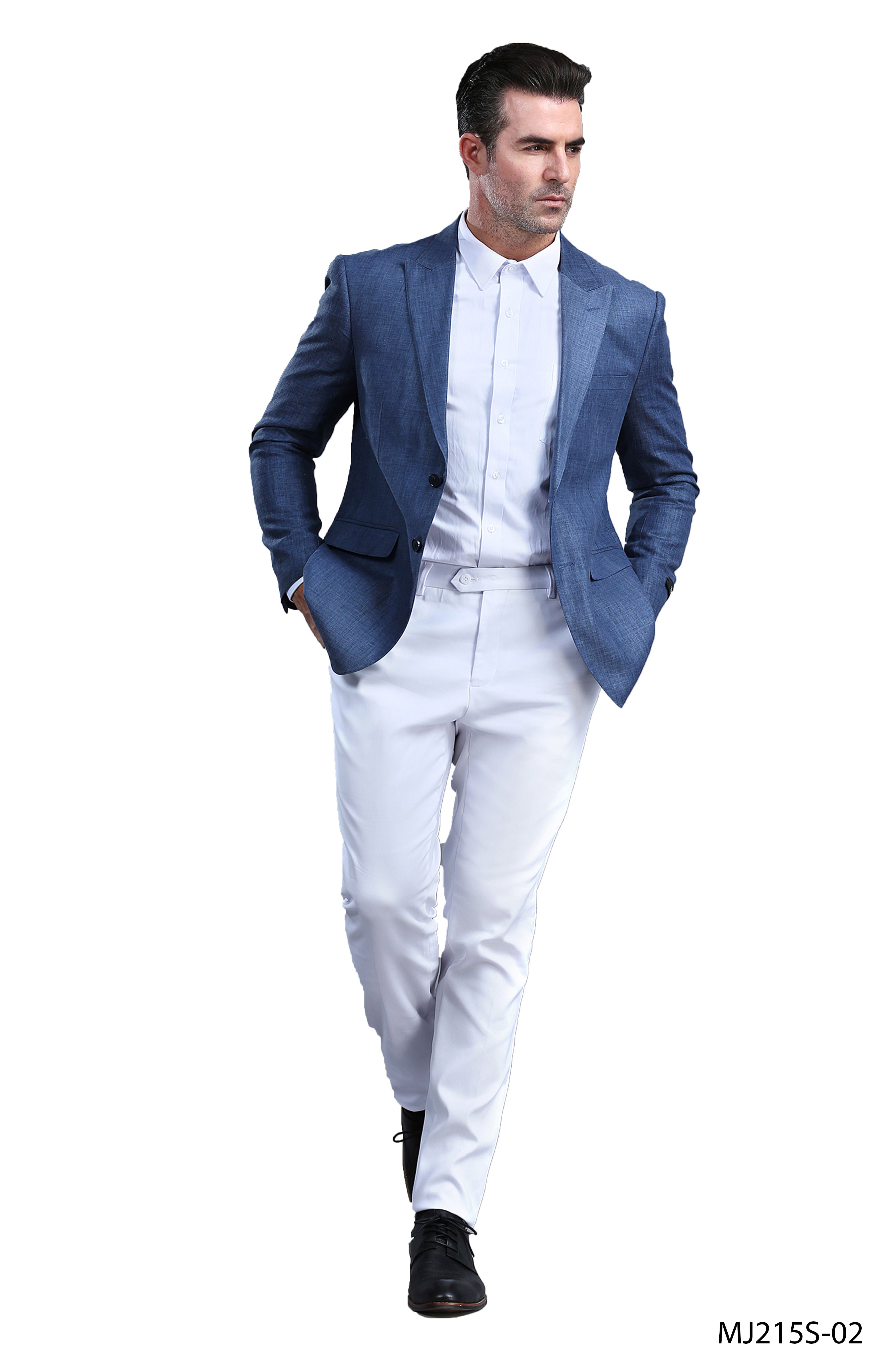 Men's Slim-Fit Tuxedo Sport Coat w/ Peak Lapel