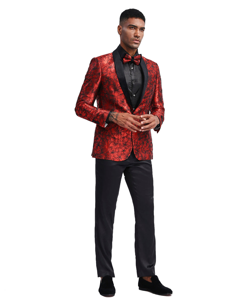 Mens Shawl Satin Collar Blazer Only Paisley Pattern For All Occasions
