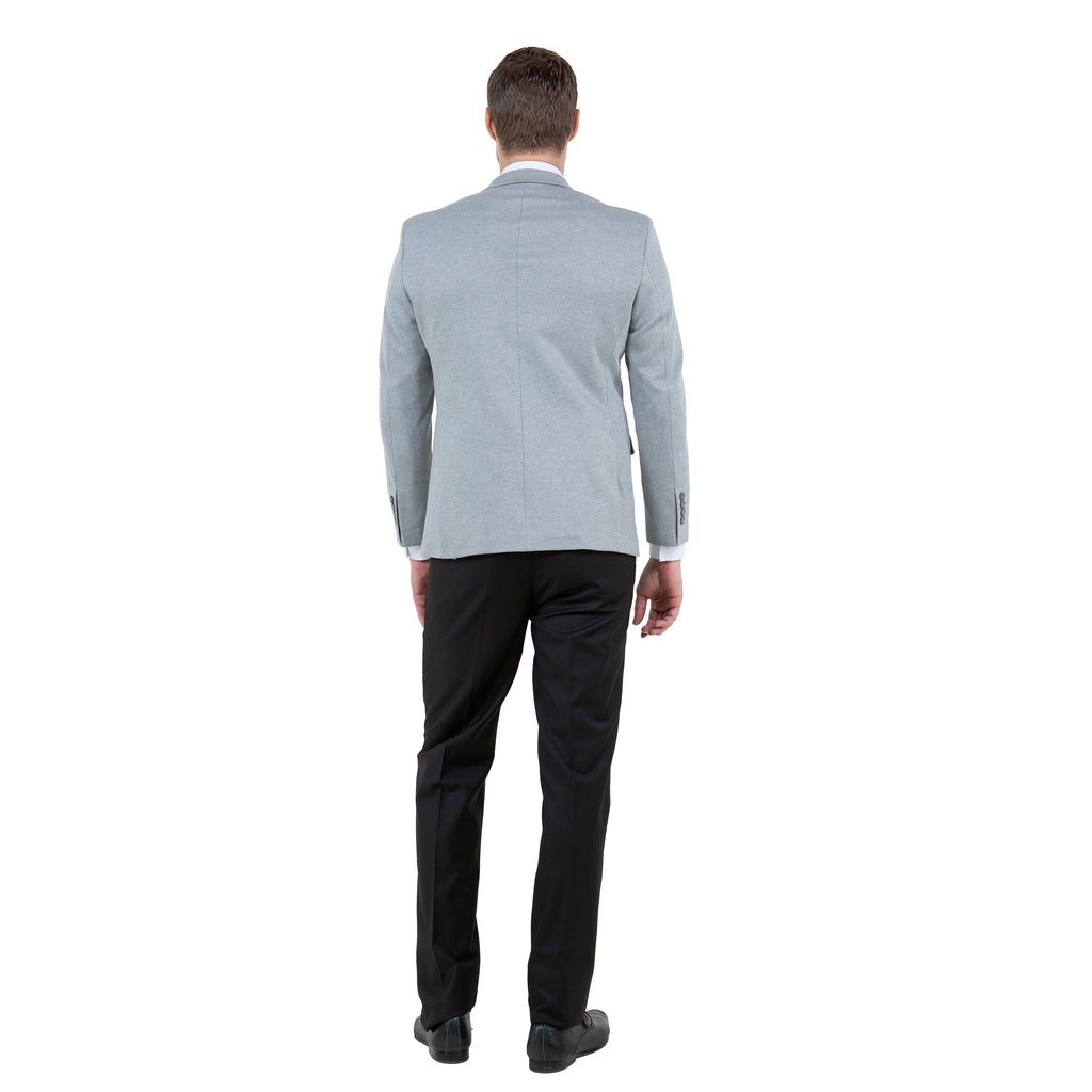 Men's Knit Slim-Fit Blazer w/ Peak Lapel