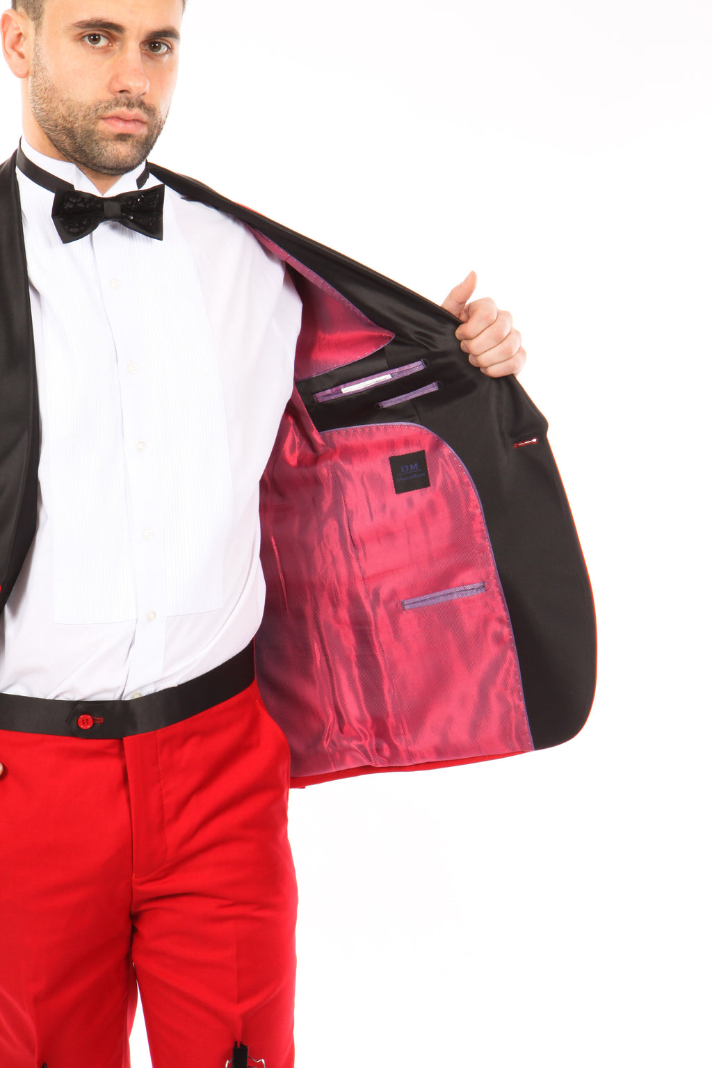 Men's Tuxedo 2pc Solid Satin Shawl Collar With Matching Solid Pants For All Occasions