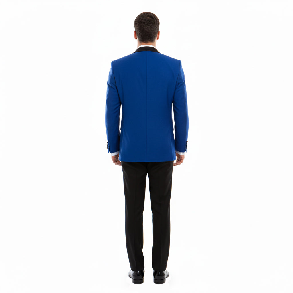 Men's Tuxedo 2pc Solid Satin Shawl Collar With Matching Satin Solid Pants For All Occasions