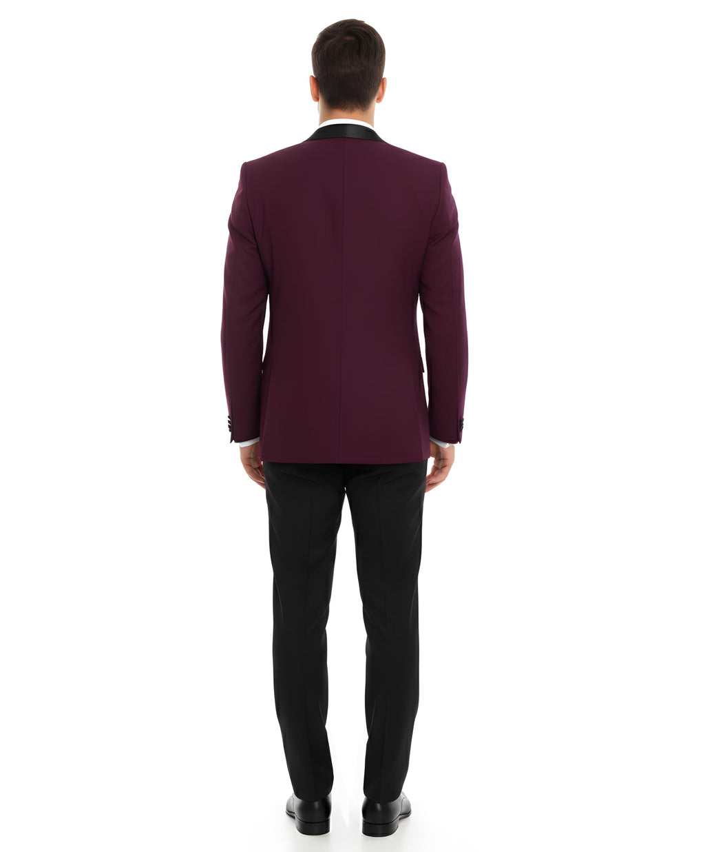 Men's Tuxedo 2pc Solid Satin Shawl Collar With Matching Satin Solid Pants For All Occasions