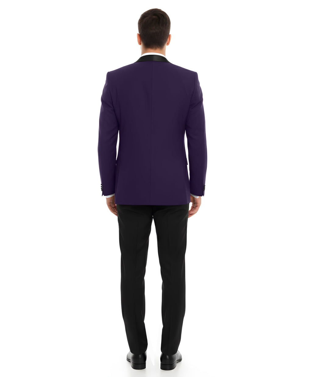 Men's Tuxedo 2pc Solid Satin Shawl Collar With Matching Satin Solid Pants For All Occasions