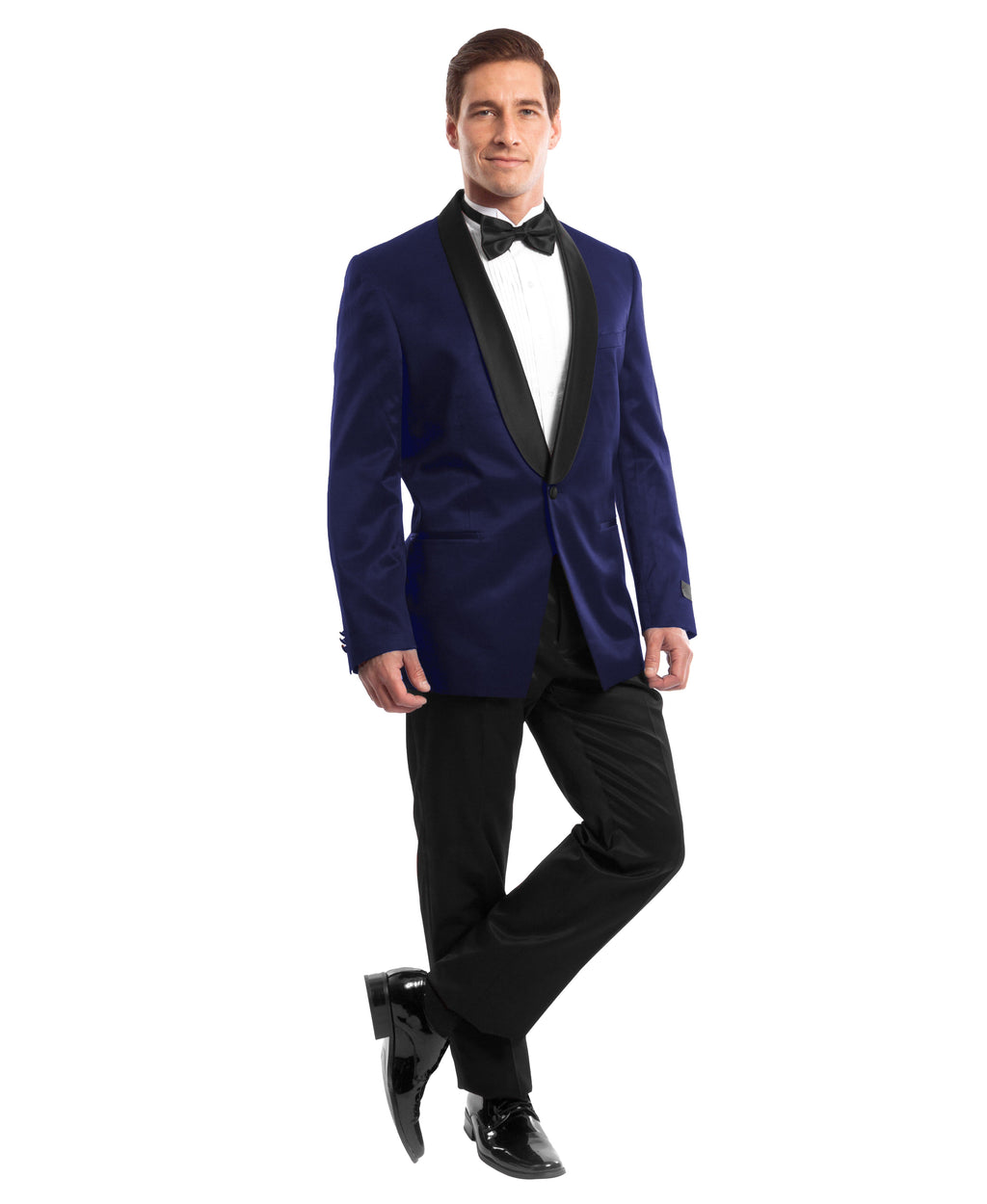 Men's Tuxedo 2pc Solid Satin Shawl Collar With Matching Satin Side Stripe Solid Pants For All Occasions