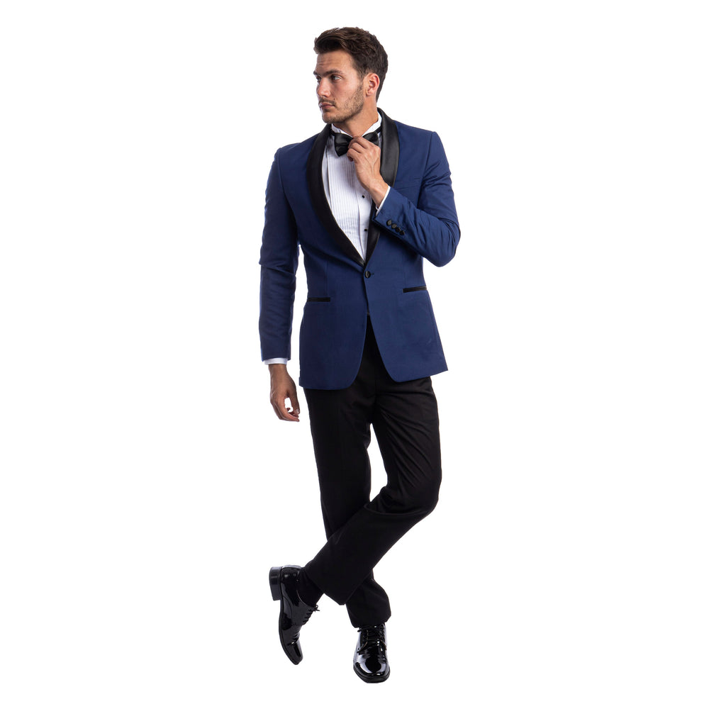 Men's 2pc Tuxedo Set W/ Satin Shawl Collar