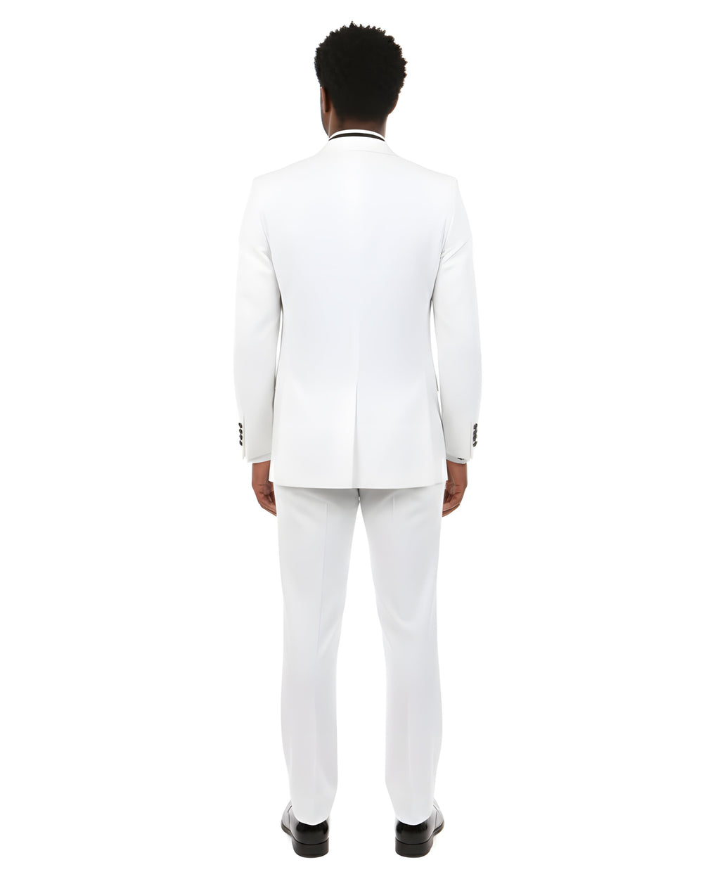 Mens Tuxedo Bryan Michaels Slim Fit Two Button Jacket with Satin Peak Lapel & Matching Pants