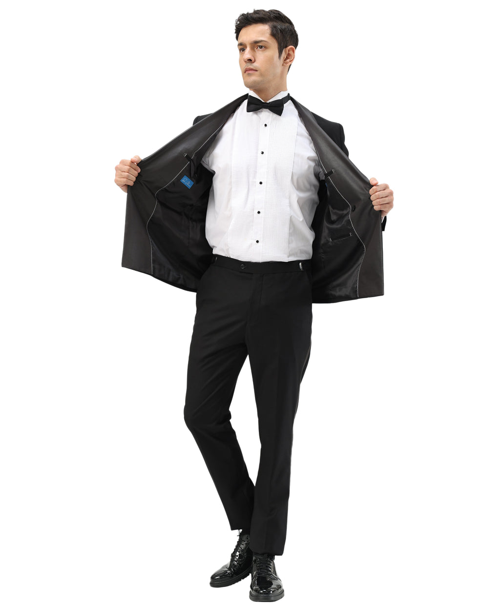 Men's Tuxedo 2pc Double Breasted Solid Satin Shawl Lapel With Matching Solid Satin Pants For All Occasions