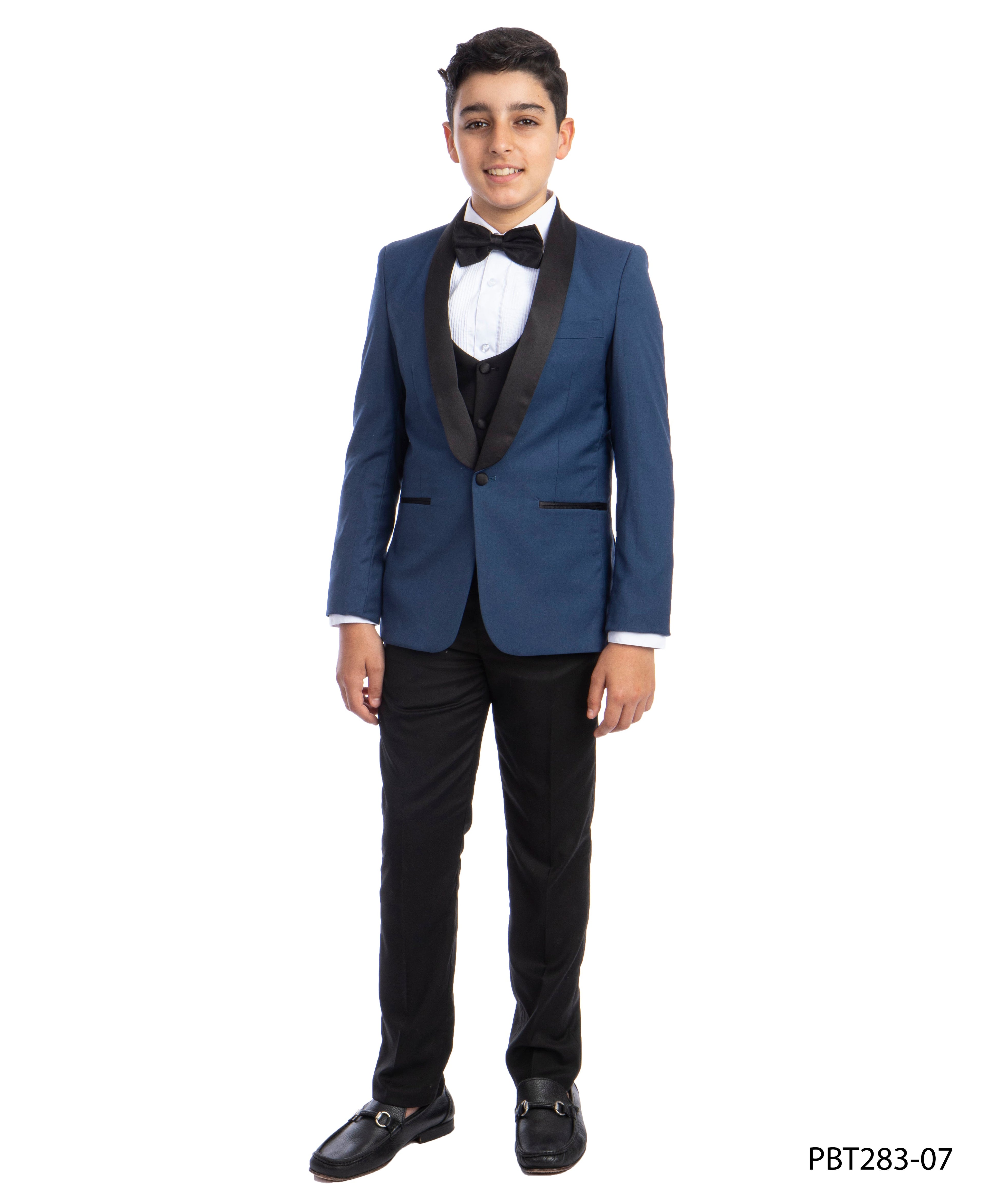 Perry Ellis Boy's 5pc Solid Tuxedo